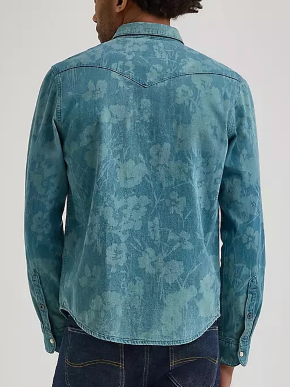 NWOT LEE® X Paul Smith Western Floral Print Shirt Size Small - Picture 2 of 8